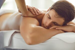 Massage therapy for back pain.